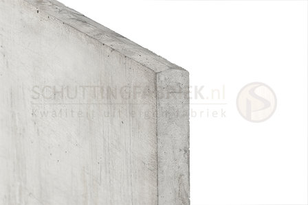 Onderplaat beton Wit Grijs, voor betonpaal, lang 1840.